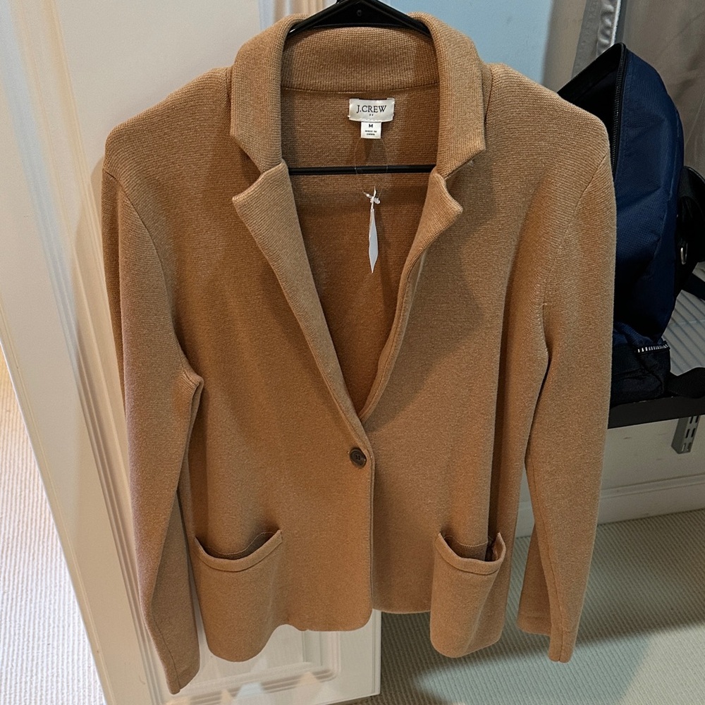 J. Crew Women's Tan Blazer Jacket NWT